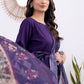 03 Piece Ready to wear  dyed Embroidered with printed dupatta