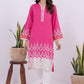 01 Piece Ready to wear  dyed Embroidered Shirt