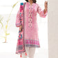 02 Piece Stitched Printed Shirt & Dupatta