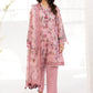 02 Piece Stitched Printed Shirt & Dupatta