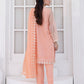 03 Piece Ready To Wear Embroidered Khaddi Net With Embroidered Fancy Net Dupatta