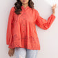 01 Piece Ready to wear  Embroidered Shirt