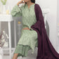 3 Piece Ready To Wear  Pashmina With Shawl