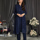 03 Piece Unstitched Embroidered Chiffon