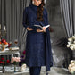 03 Piece Unstitched Embroidered Chiffon