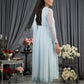 03 Piece Unstitched Embroidered Chiffon