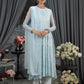 03 Piece Unstitched Embroidered Chiffon