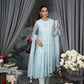03 Piece Unstitched Embroidered Chiffon