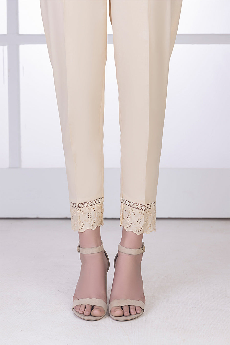 01 Piece Stitched Embroidered Bottom