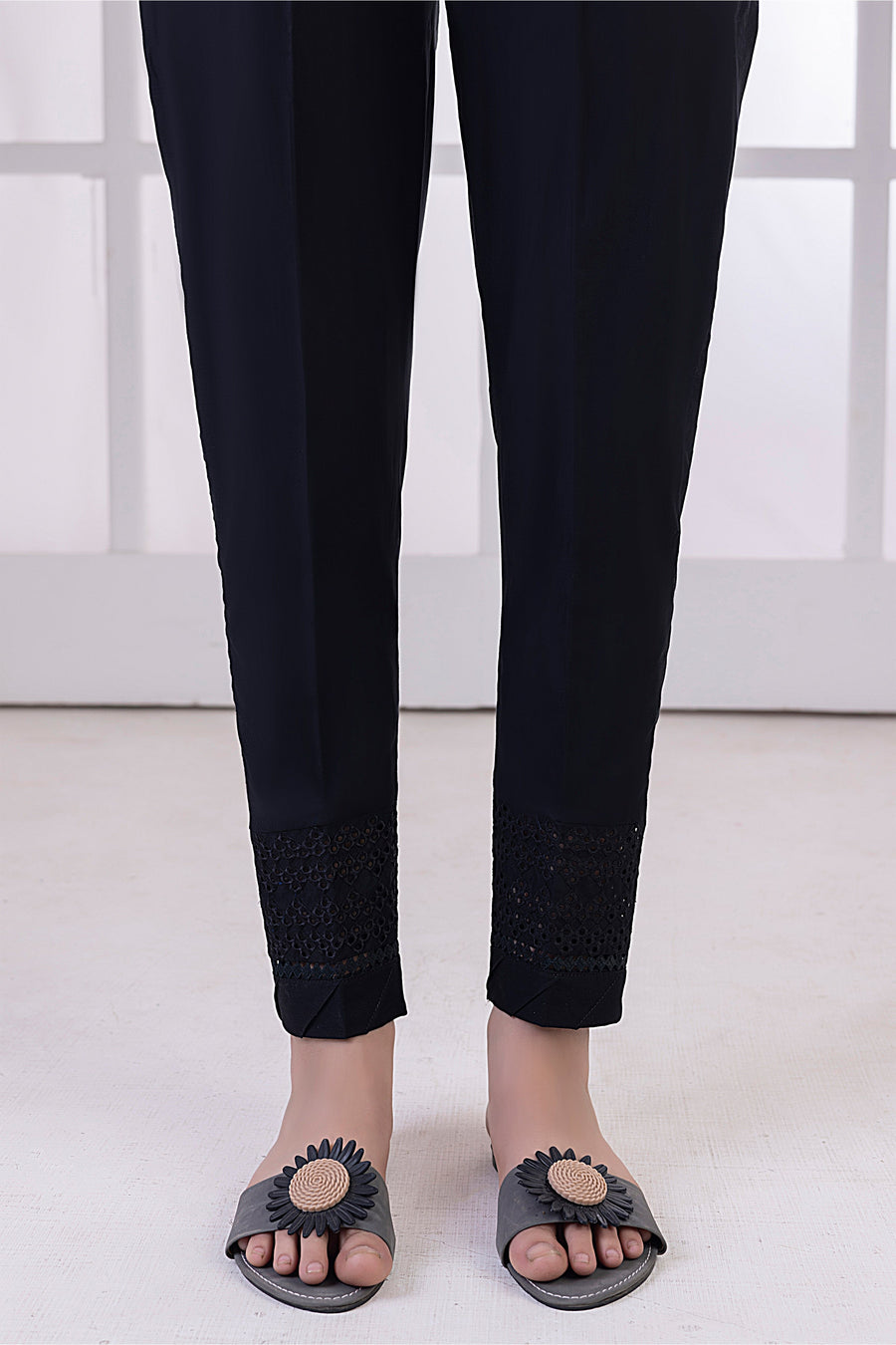 01 Piece Stitched Embroidered Bottom