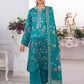 03 Piece Stitched Printed Embroidered with Printed Lawn Dupatta