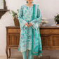 03 Piece Stitched Printed Embroidered with Printed Lawn Dupatta