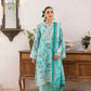 03 Piece Stitched Printed Embroidered with Printed Lawn Dupatta