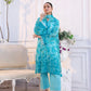 03 Piece Stitched Printed Embroidered with Printed Lawn Dupatta