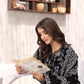 03 Piece Unstitched Monochrome Printed Lawn