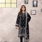 03 Piece Unstitched Monochrome Printed Lawn