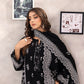 03 Piece Unstitched Monochrome Printed Lawn