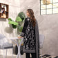03 Piece Unstitched Monochrome Printed Lawn