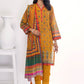 03 Piece Unstitched Printed Lawn