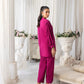 02 Piece Ready to wear  Dyed Crepe Shirt & Trouser