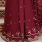 CRIMSON CASCADE-3PC CHIFFON EMBROIDERED PRET