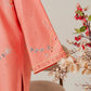 Coral- 2Pcs Embroidered Coord Set