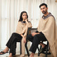 Sabaat Cape - Beige & Black