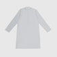 Off White Cotton Embroidered Kurta Trouser - Kids