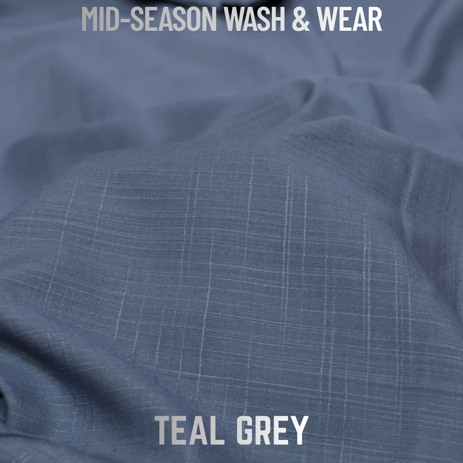 Excellent Wash & Wear - Teal Grey