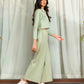 JACQUARD CROPPED SHIRT WITH FLAP POCKETS