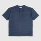 Spotted Navy Waffle Oversized Henley - Men