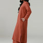 Kalidaar Co-Ord - Burnt Orange