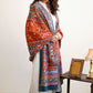 Talaash Odhni - Blue & Rust
