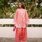 02 Piece Ready To Wear Printed Embroidered Shirt & Trouser