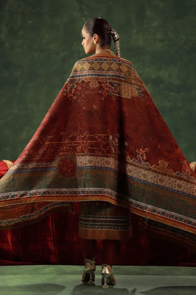 Lalarukh Velvet Shawl
