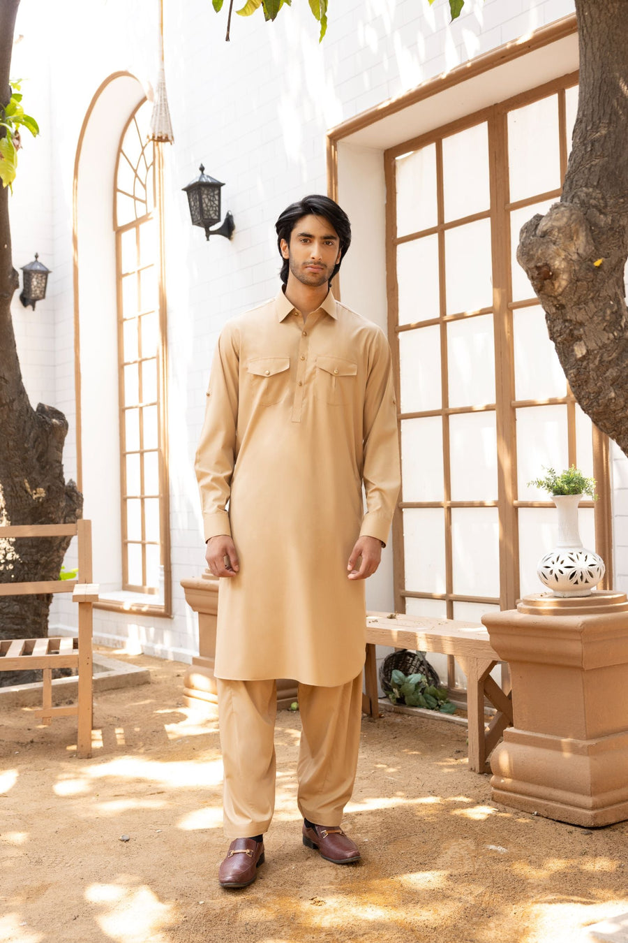 2Pc Khaki Inizio S-M-S-IST-5001