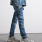 Laser Denim Pants