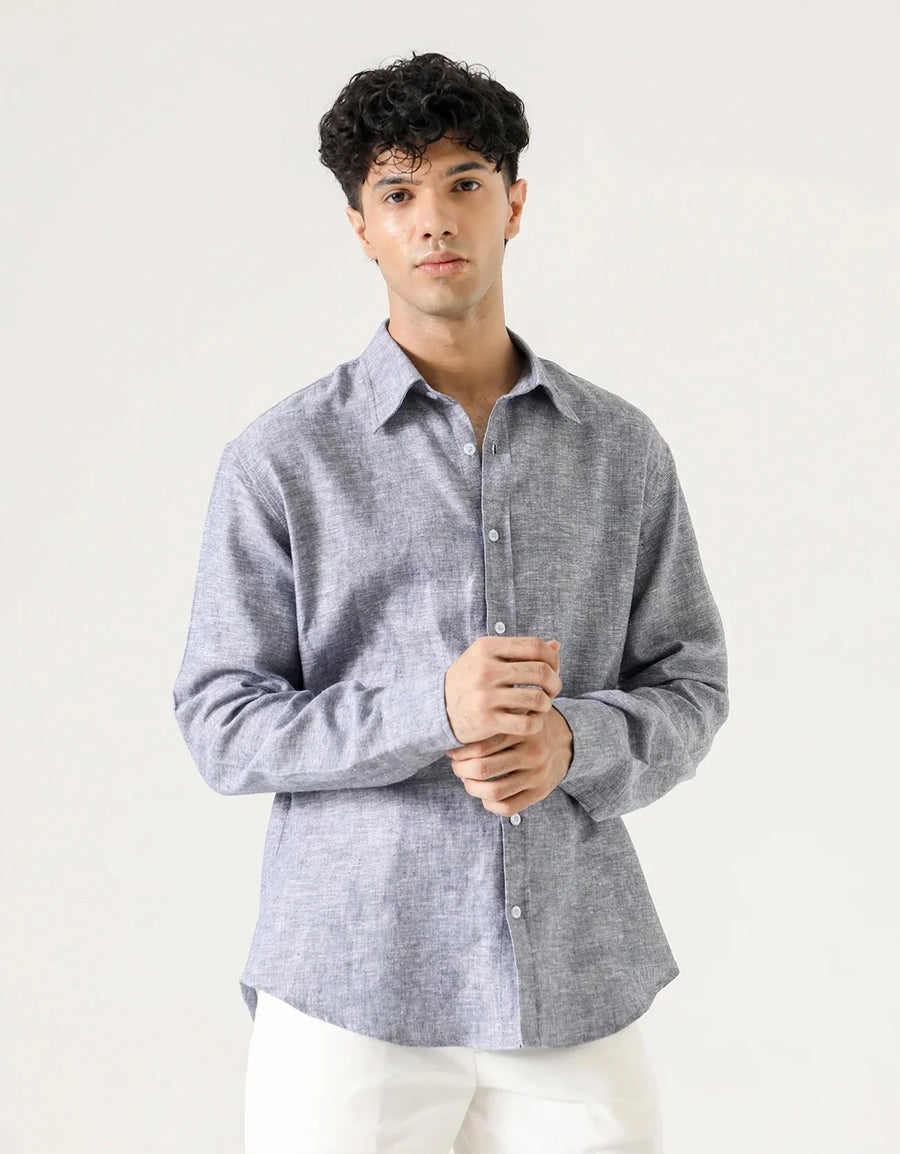 LINEN BUTTON DOWN SHIRT