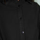 JACQUARD COLLARED BACK TALE SHIRT