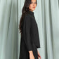 JACQUARD COLLARED BACK TALE SHIRT