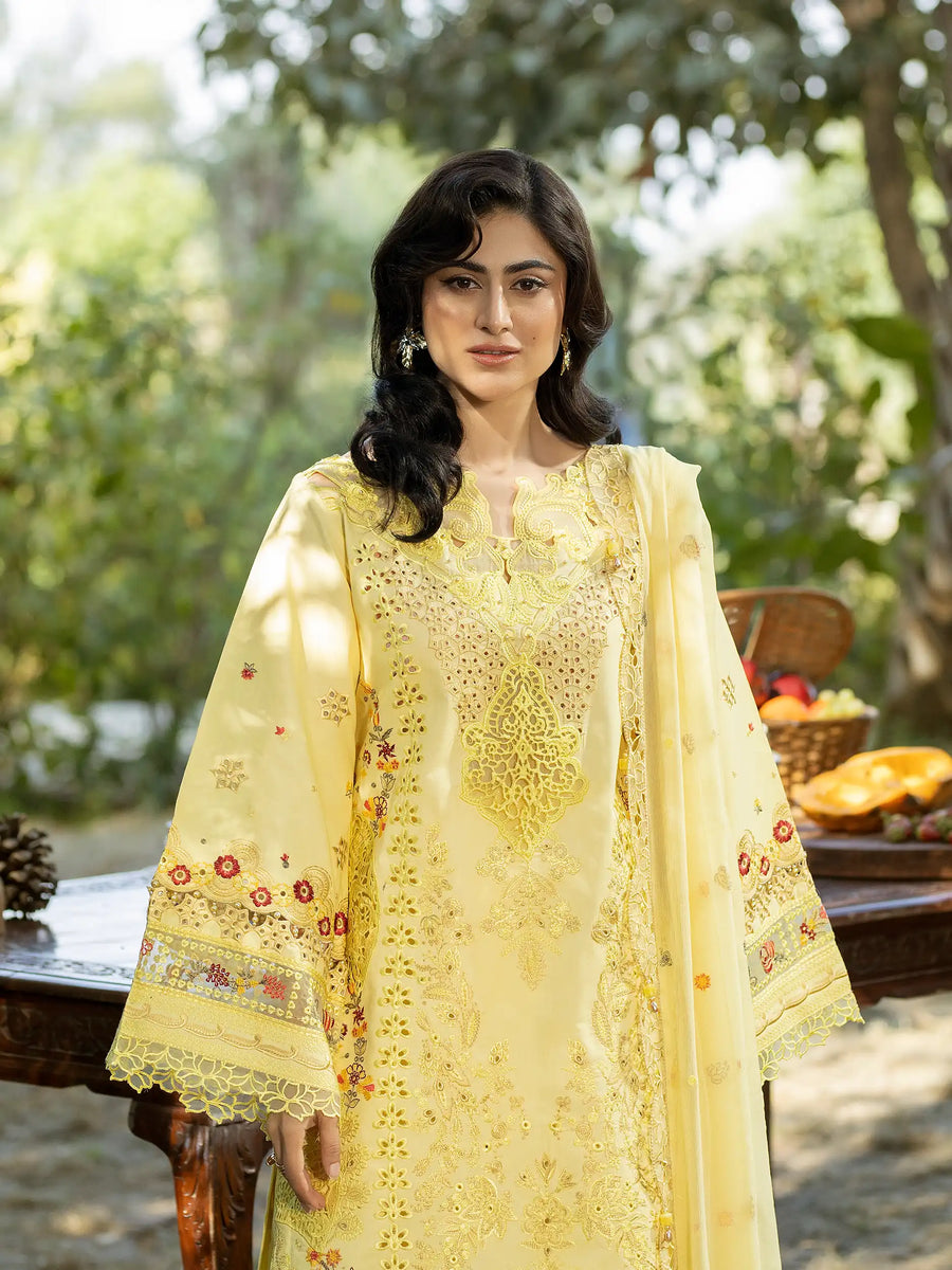 3 PIECE - EMBROIDERED LAWN SUIT