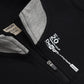 Mock Neck Quarter Zipper - Black