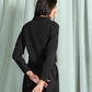 JACQUARD CROPPED SHIRT WITH FLAP POCKETS