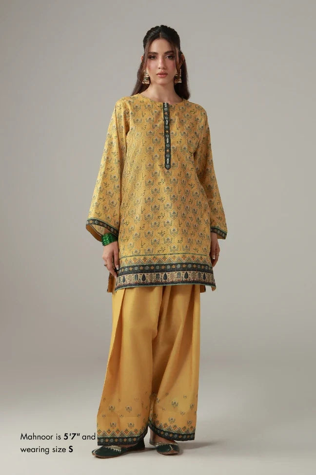 Sukoon Co-Ord Set - Mustard