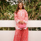 02 Piece Ready To Wear Printed Embroidered Shirt & Trouser