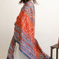 Talaash Odhni - Blue & Rust