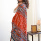 Talaash Odhni - Blue & Rust