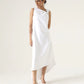 KNOTTED FLOWY DRESS