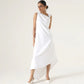 KNOTTED FLOWY DRESS