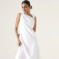 KNOTTED FLOWY DRESS